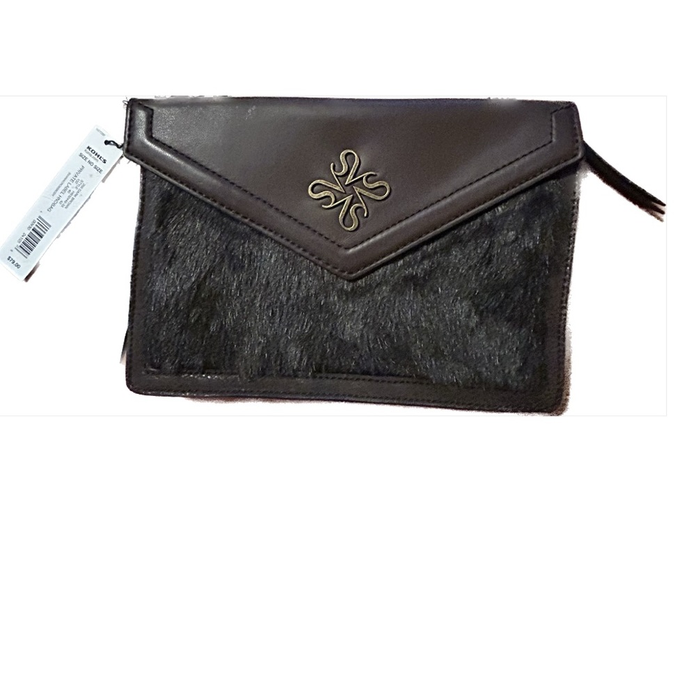 Simply Vera - Vera Wang Dark Brown Private Label Handbag — “Svania Crossbody”